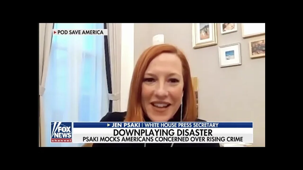 White House Secretary on crime (What does that even mean?) Well let's see)