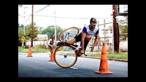 How not to stop your Fixie bike