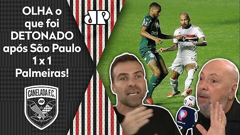 "Isso NÃO EXISTE, gente!" OLHA o que foi DETONADO em São Paulo 1 x 1 Palmeiras!