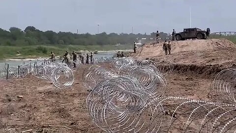 In Eagle Pass, TXMilitary soldiers and TxDPS troopers work around the clock...