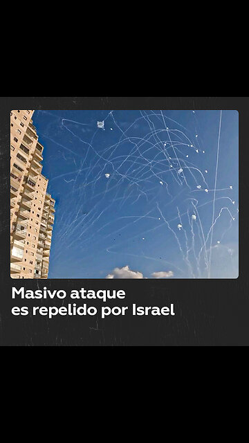 Israel repele un ataque masivo con misiles