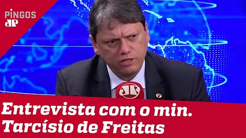 EXCLUSIVO: Ministro Tarcísio de Freitas fala à Jovem Pan