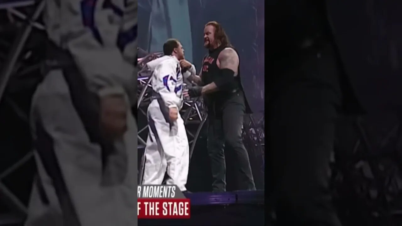 The Undertaker Chokeslam to Kurt Angle !!! #wwe #shorts