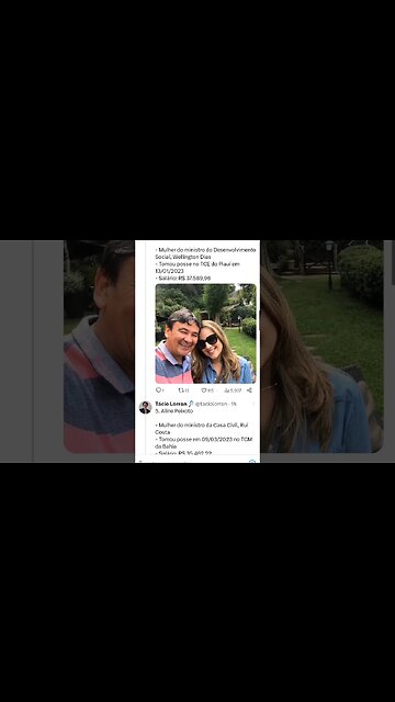 URGENTE📢 Esposas de Ministros tem ganhado cargos na maquina pública! @tarciolorran