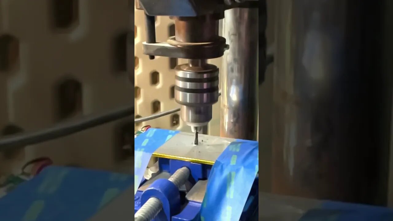 Drilling through a laptop battery