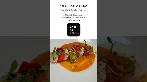 @chefasf #chef #yummy #food #foodie #cheflife #foodblogger #scallops #crudo #yummyfood