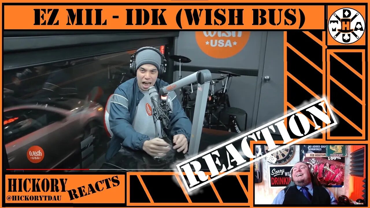 Perfect Live Delivery! EZ Mil - Idk LIVE on the Wish USA Bus REACTION | Drunk Magician Is Impressed!