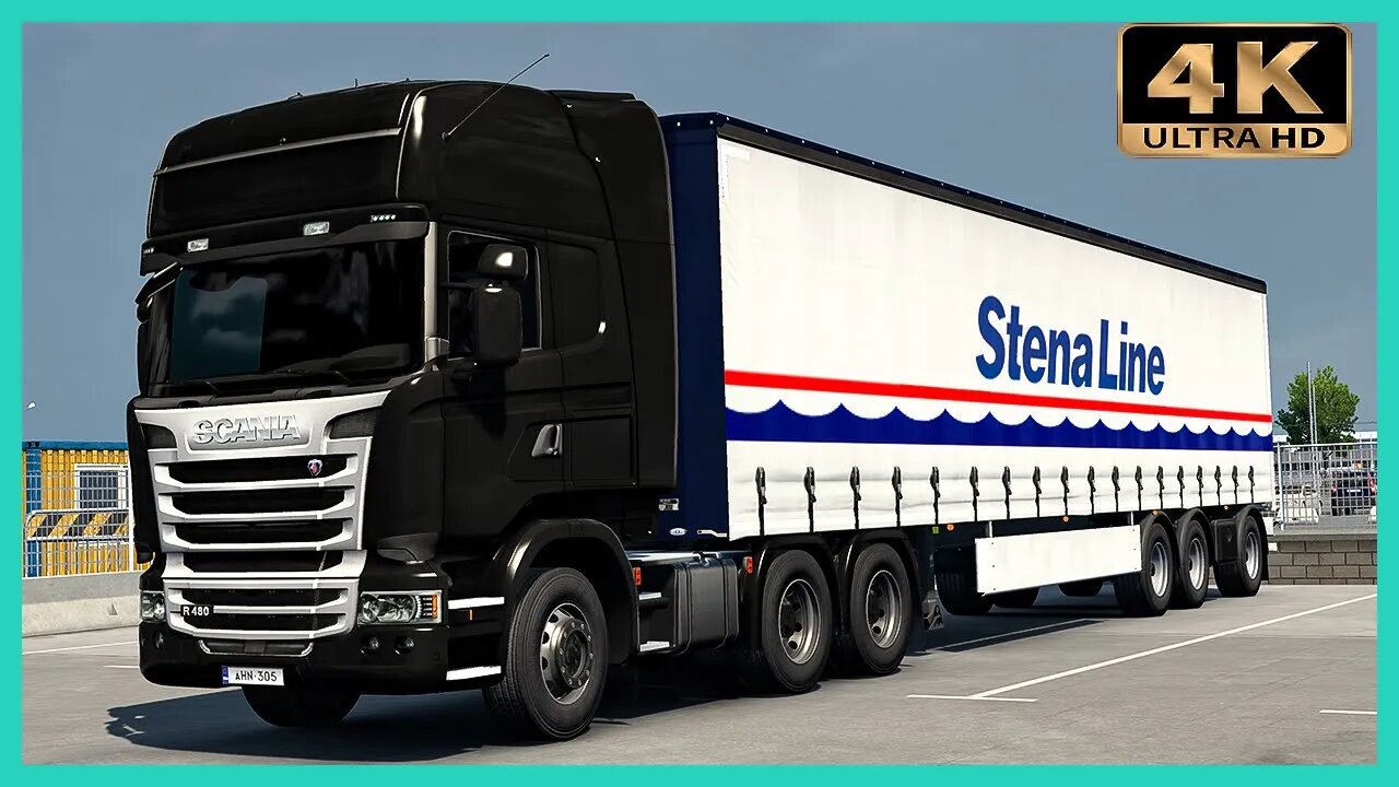 Scania R480 Streamline from Finland | Euro Truck Simulator 2 Gameplay "4K"