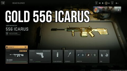 Unlocking the GOLD 556 ICARUS LMG in Call of Duty: Modern Warfare II