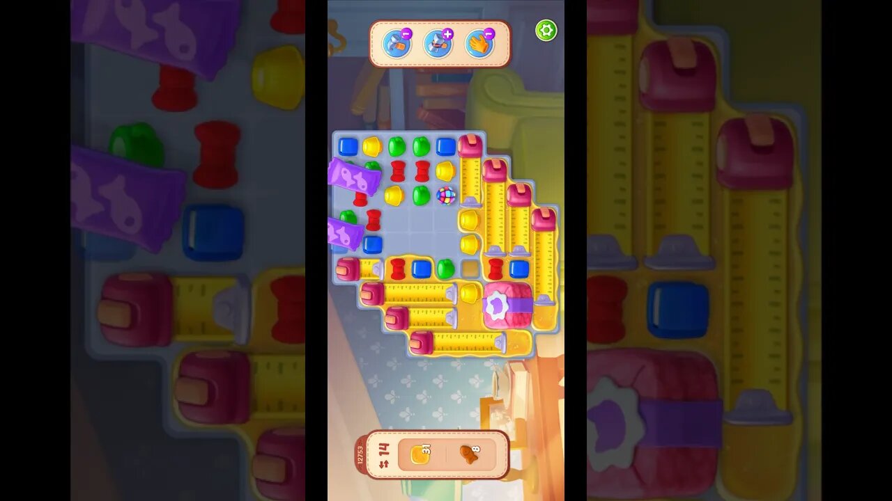 Shorts Playrix Homescapes Gameplay Walkthrough Level 12753-010