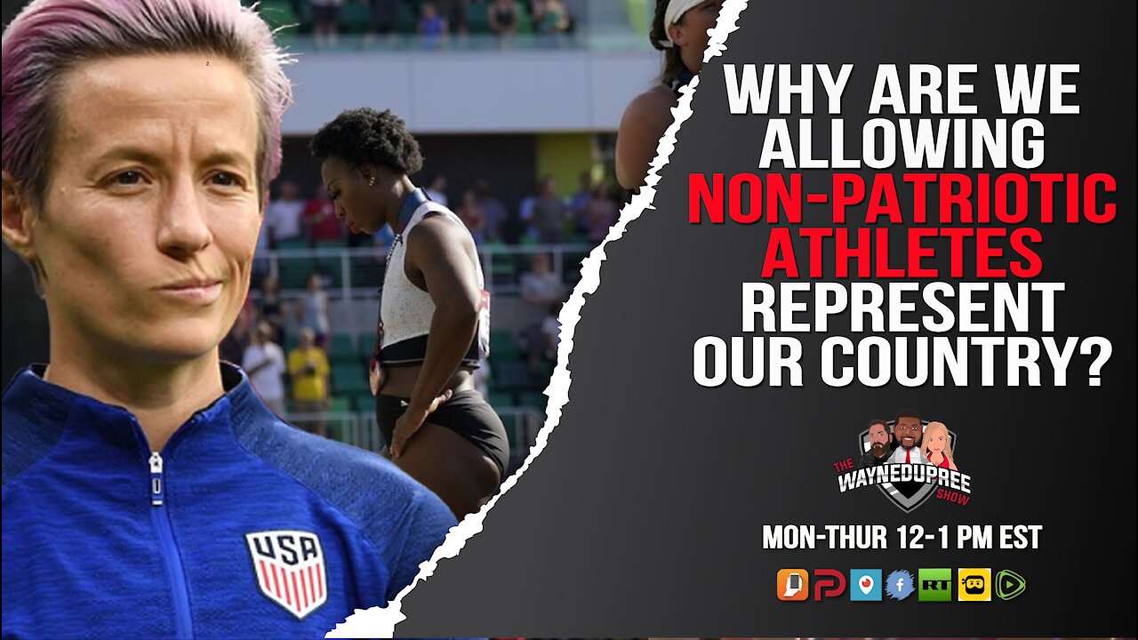 Mon 12 PM EST - Non-Patriotic Athletes Fight To Protest America During Olympics!