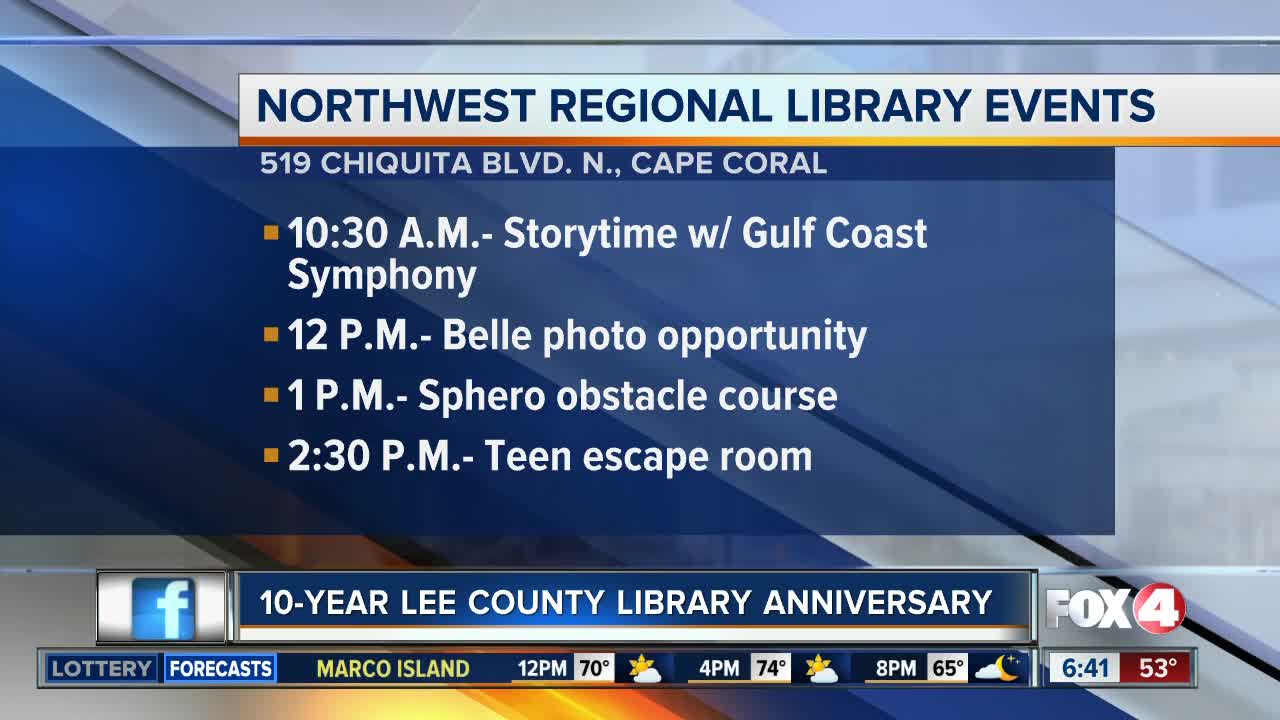 Cape Coral library celebrates 10th anniversary