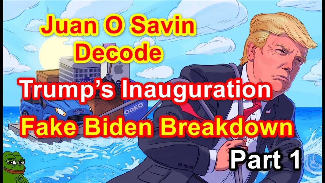 Juan O Savin Decode: Trump’s Inauguration - Fake Biden Breakdown. Part 1