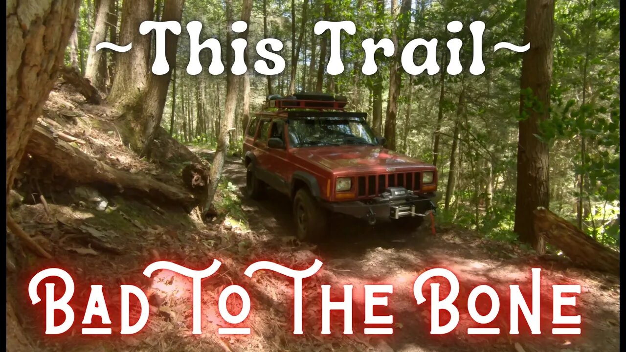 New Winch - Wicked Trail – Bad to the Bone – Remote Pennsylvania Wilds - Jeep Cherokee XJ