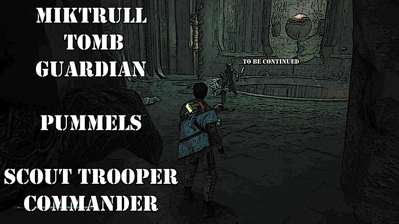 Miktrull Tomb Guardian pummels Scout Trooper Commander || Star Wars Jedi: Fallen Order