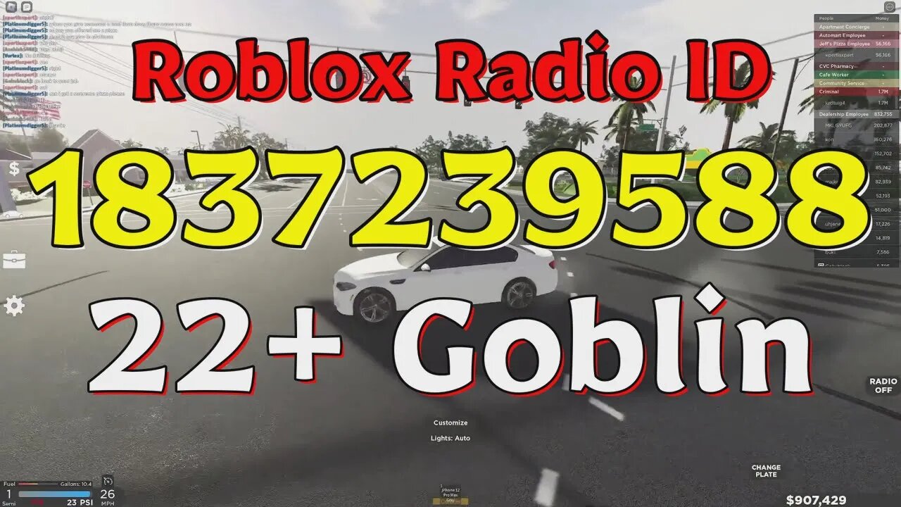 Goblin Roblox Radio Codes/IDs