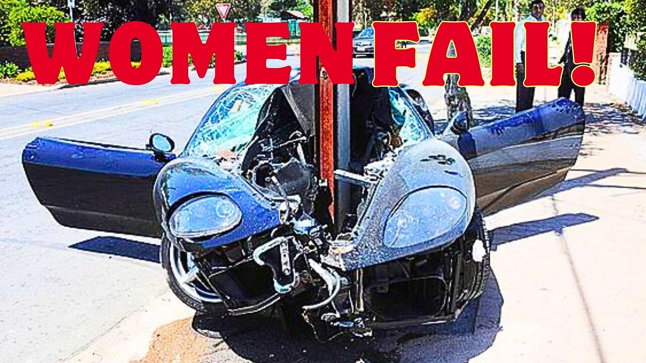 Funny WOMEN FAIL IN TRAFFIC - 💋 WOMEN Drivers 👠