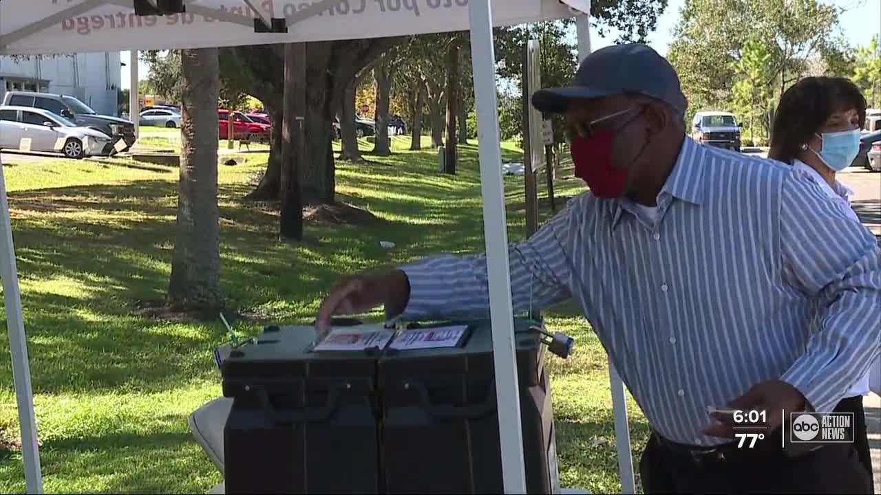 Steady stream of voters in Hillsborough County