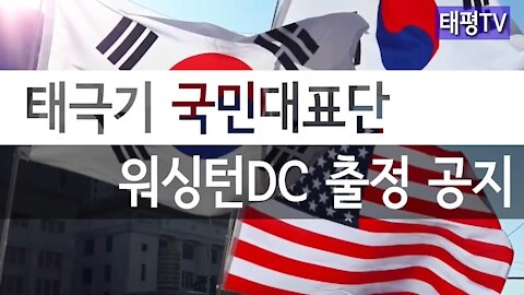 ★태극기 국민대표단 워싱턴 DC 출정 공지 [태평TV] 180725 수