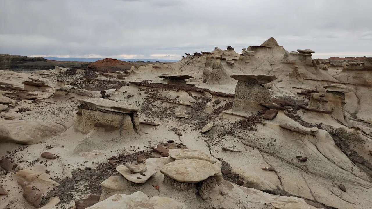 Mind Blowing Landscapes, Looks Like Mars, Bisti, Badlands NM in 4K HDTV