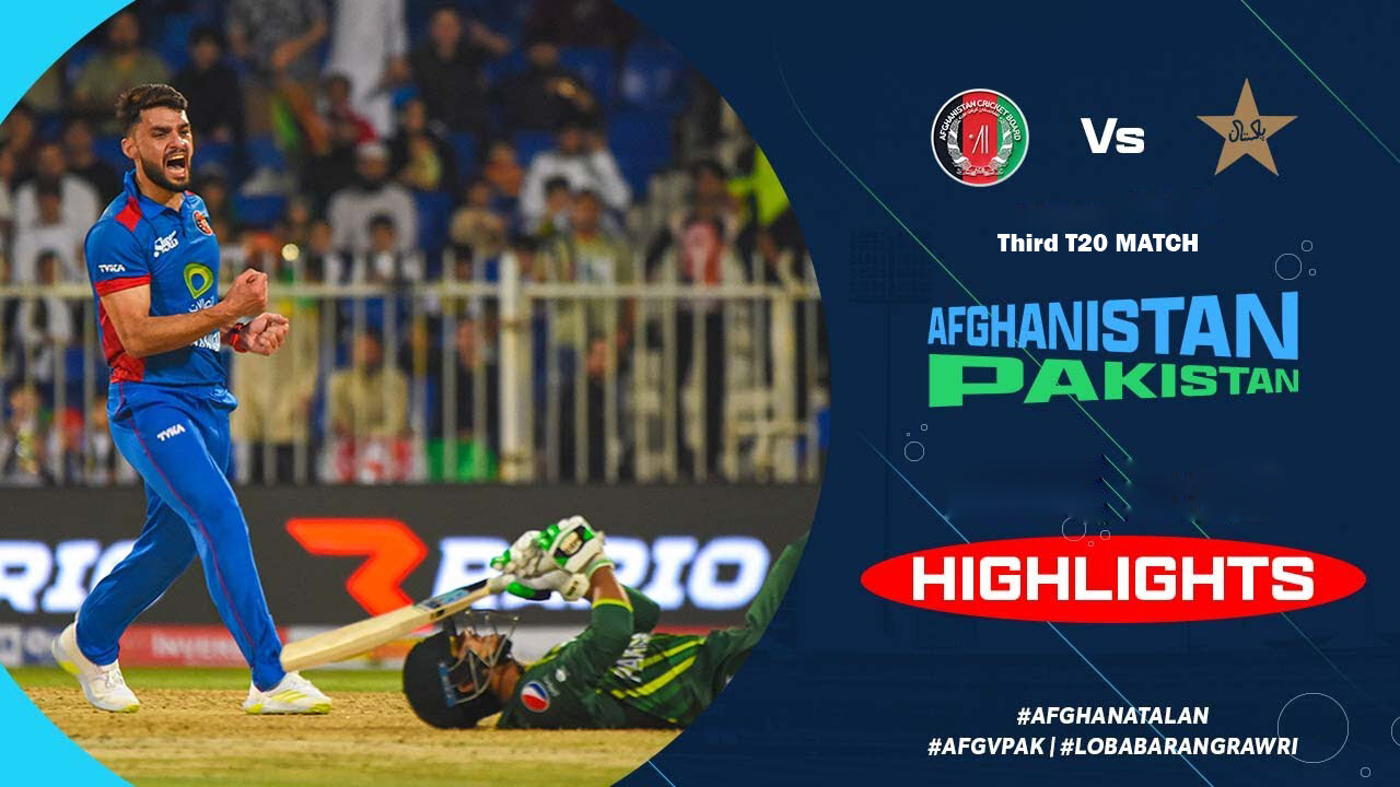 Afghanistan vs Pakistan, 3rd T20 Match Highlight 2023