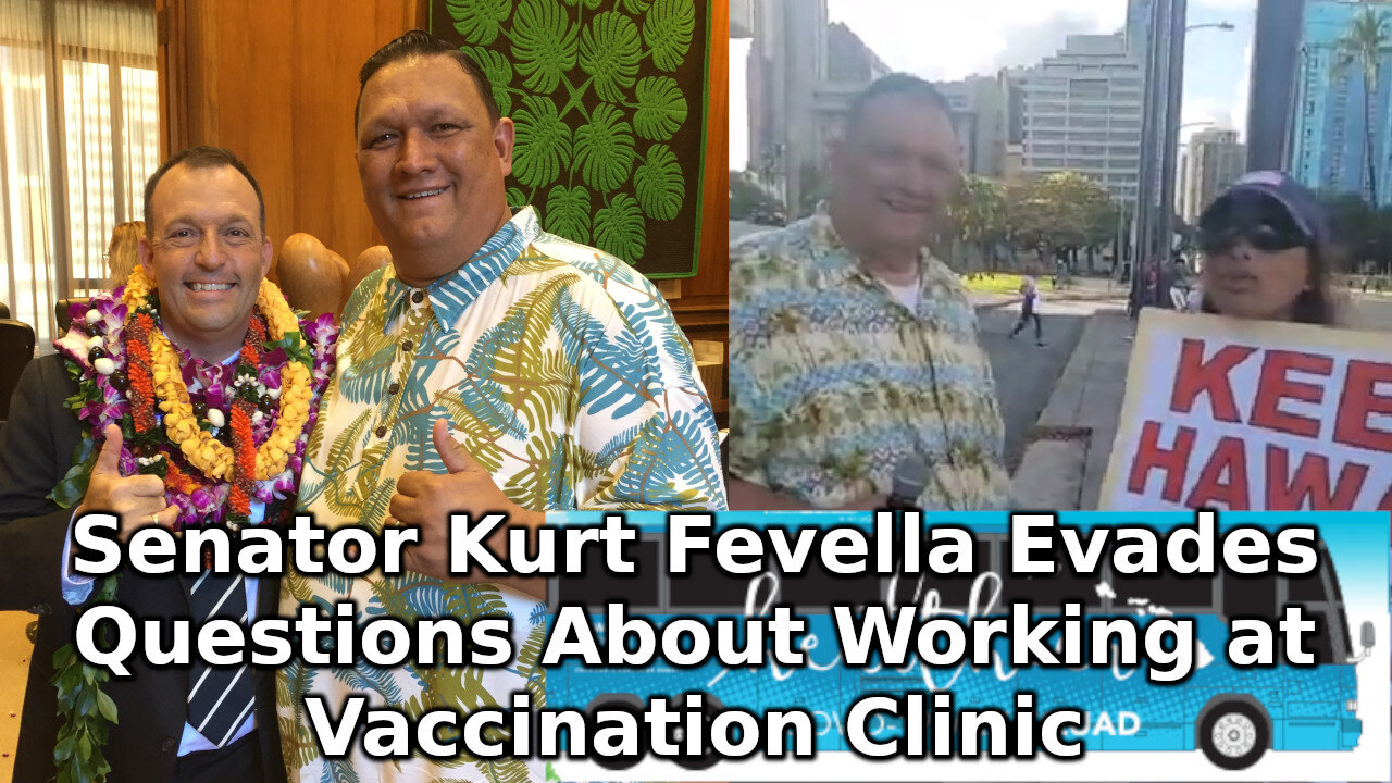 Senator Kurt Fevella Evades Questions About Working at Vaccination Clinic