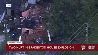 1 firefighter, 2 others injured in house explosion in Manatee County