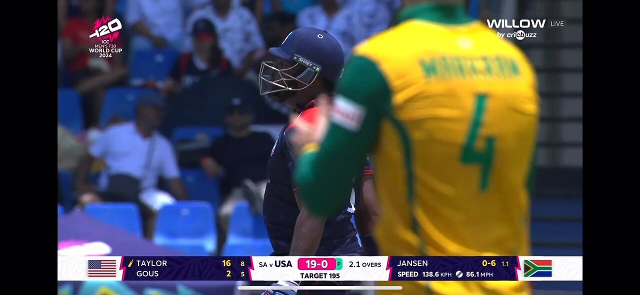 USA vs sa t20 World Cup match