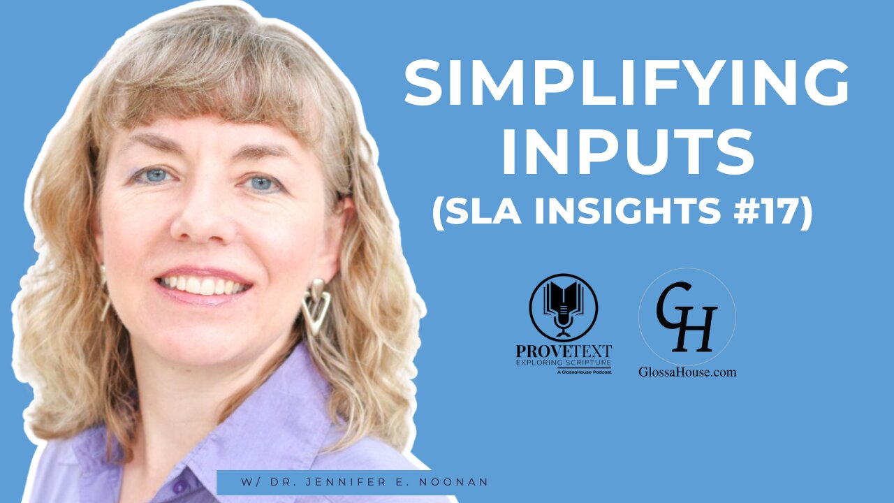 634. Simplifying Inputs (SLA Insights #17)