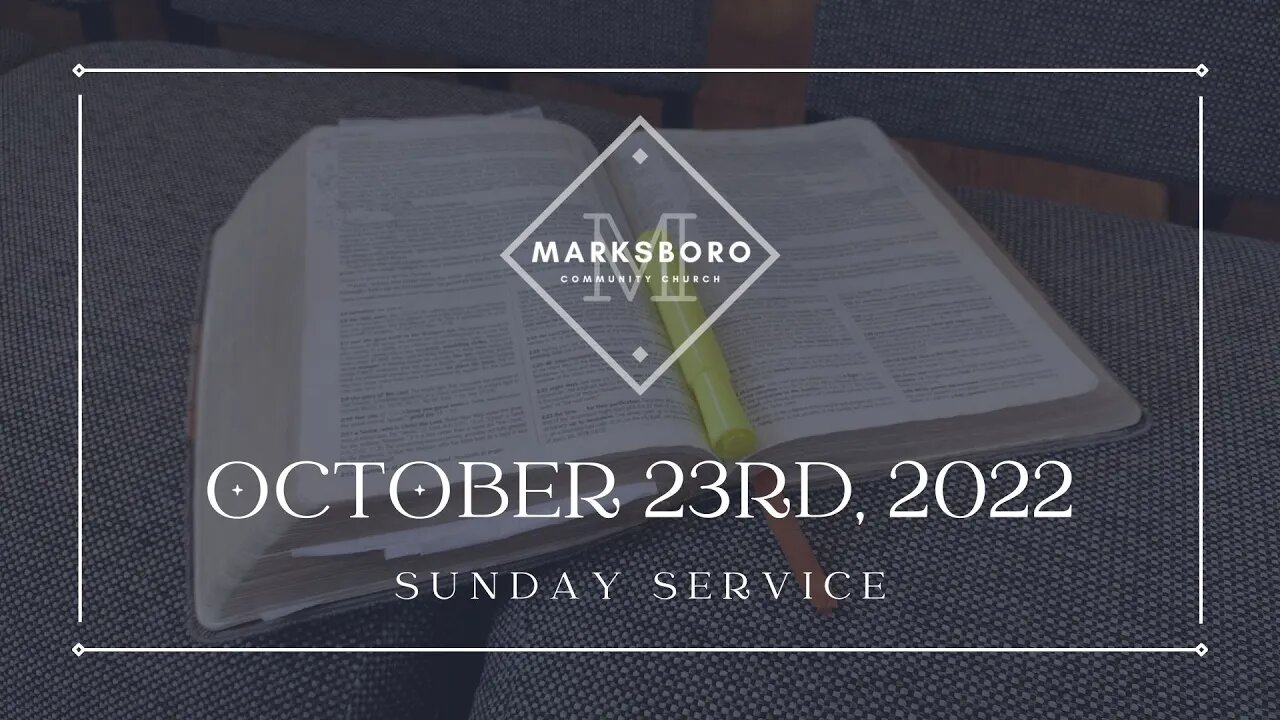 MCC October 23rd Sunday Service