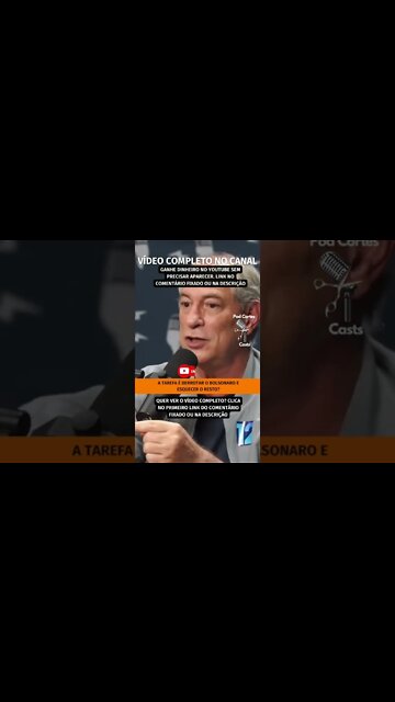 COMO DERROTAR BOLSONARO? #shorts #cirogomes #ciropresidente #ciro2022 #bolsonaro #lula