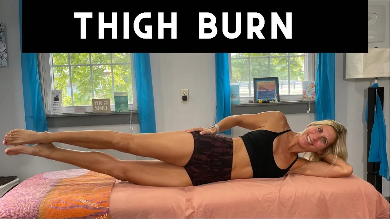 Leg And Thigh Burn Workout In Bed