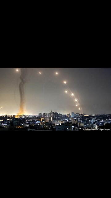 Hamas attacks Israel at night
