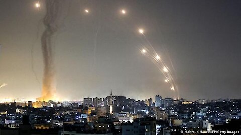 Hamas attacks Israel at night