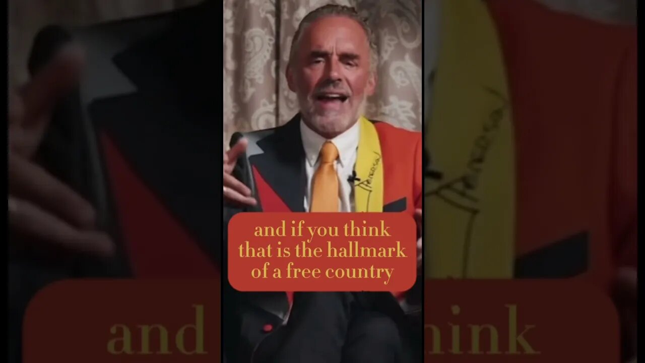 At what point to free people decide to remain free? @JordanBPeterson #freespeech #justintrudeau