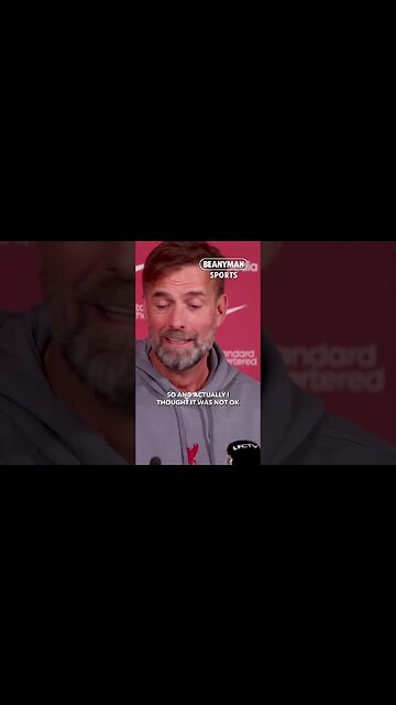 'What Paul Tierney said was not OK because it was not a red card in my view!' | Jurgen Klopp
