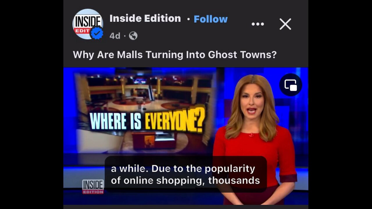 Captioned - Why are Malls turning into ghost towns?