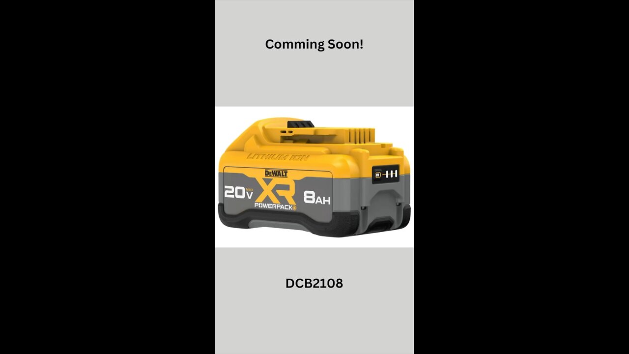 New DeWalt Xr Battery.