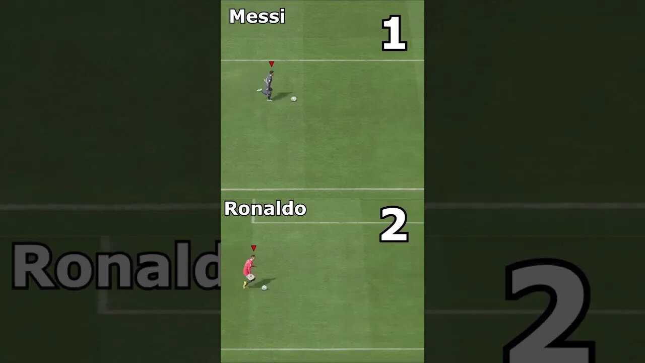 FIFA23 Messi vs Ronaldo QUEM É O MAIS RÁPIDO?