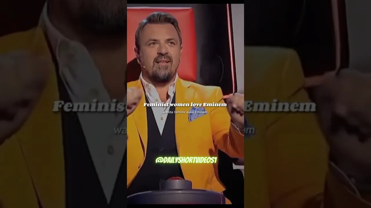 Amazing Eminem Cover! #thevoice #eminem #singer #gameshow #youtubeshorts