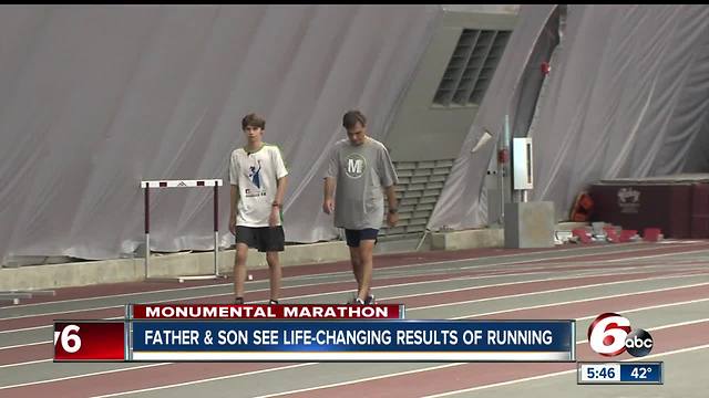 Father and son duo plan to run the Monumental Marathon