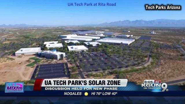 Experts to discuss new phase of UA Tech Park's Solar Zone