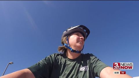 Omaha woman coordinates bike rides for visually impaired