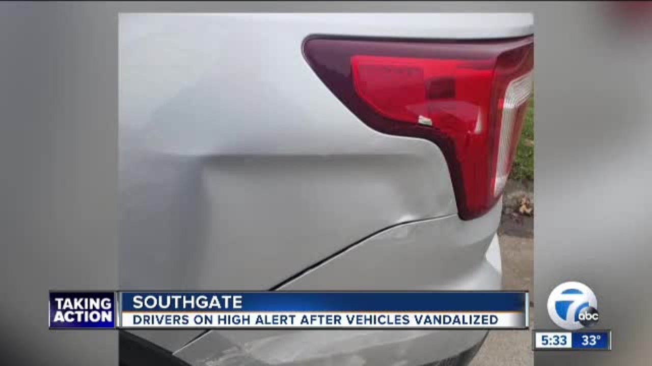 Southgate residents say vandals damaged their vehicles in several recent incidents