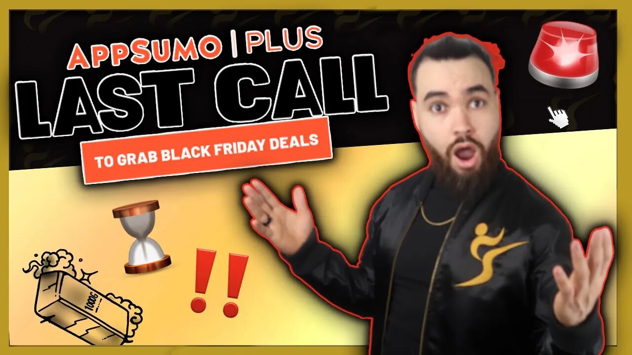 AppSumo Black Friday Last Call For AppSumo Plus Members 😱 (HURRY!) What Tools I Got - Josh Pocock