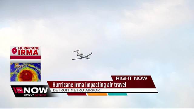 Hurricane Irma impacting air travel