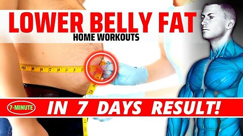7 Days To Turn Your Lower Belly Fat Into Abs🔥 💪🏻 🏆