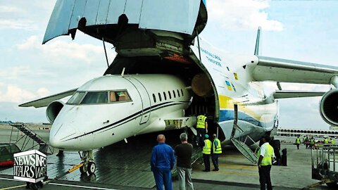 Private Jets Inside Jumbo Jets Arrive For Climate Change Summit