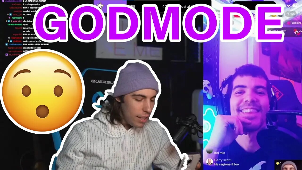 GRENBAUD FA UN FREESTYLE ED ENTRA IN GODMODE😮