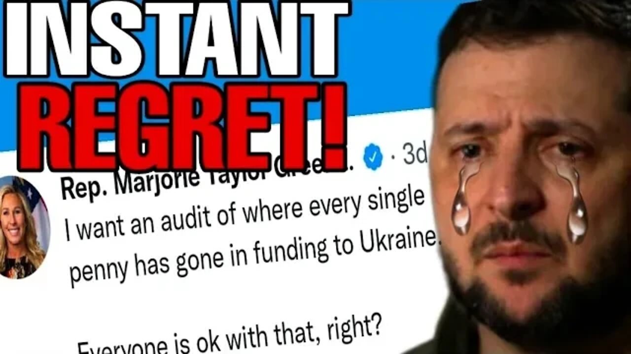 MARJORIE TAYLOR GREENE HILARIOUSLY DESTROYS ZELENSKYY DEMANDS